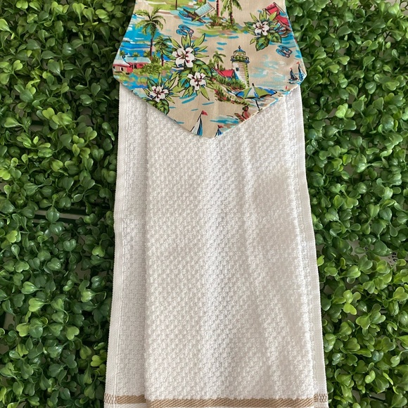 Hand made “summer” towel with snap closure - Picture 6 of 6